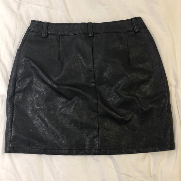 Vegan Leather Skirt - Picture 2 of 2